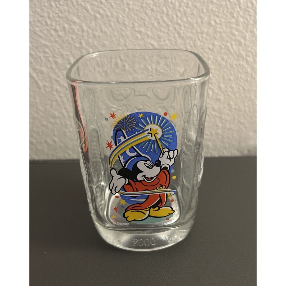 McDonalds 2000 Walt Disney World Epcot Glass Fantasia Wizard Mickey Mouse